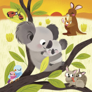 My arts&crafts Mini Zamatové omaľovánky Chutné zvieratká od 18 mesiacov Janod