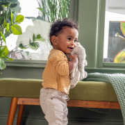 Hračka upokojujúca so senzorom plače zajačik Sylvi™ 0 m+ Ingenuity