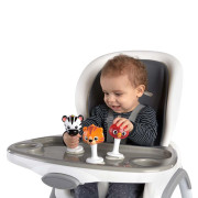 Hrkálky, Set 3 ks s prísavkami Rattle&Jingle Trio 6m+