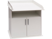 Prebaľovacia komoda Míša biela laminát buk Scarlett