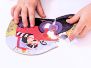 Vééľké puzzle Stavebné stroje KukiKuk