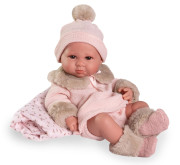 Rrealistická bábika bábätko s celovinylovým telom 42 cm Luca 50422 Antonio Juan