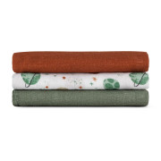 Súprava plienok bambusová mušelínová 3 ks Moussy 68 x 68 cm Petite&Mars