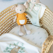 3-dielna bavlnená sada do kolísky 80x50 cm bonjourbébé