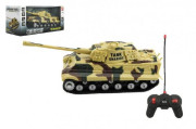 Tank RC plast 25cm na batérie so zvukom so svetlom 2 druhy