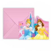 Pozvánky a obálky Princezné Disney 6 ks