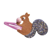 Súprava na výrobu šperkov Sponky do vlasov v kufríku Lesné zvieratká (6 ks)s Janod