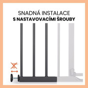 Zábrana Open N Stop 2 rozšírenie o 21 cm Hauck