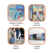 Detský kufrík na kolieskach Pack & Ride Zopa
