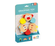 Petit Collage Drevené hryzátko zvieratka