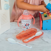 Sada 2 lyžíc s puzdrom Minnie New Thermobaby
