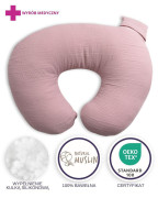 Mušelínový polohovací vankúš MiniRelax 140 cm Babymatex