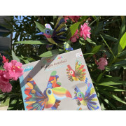 Tvorenie z papiera Exotickí vtáci