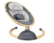 Hojdacie lehátko elektrické Ashlee Dark Grey KikkaBoo