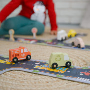 Dopravné prostriedky a značky Pastel 12 ks Tooky Toy