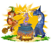 Mini hra pre deti Čarodejnícky duel ABC Haba