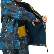 Detská softshellová bunda Duo Galaxia - modrá Esito