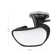 Malé spätné zrkadlo Deluxe Black Zopa