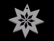 Drevené dekorácie vianočné na zavesenie/domaľovanie