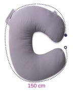 Mušelínový polohovací vankúš MiniRelax 140 cm Babymatex
