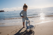 Nafukovacia lopta 3D Ocean World Little Dutch