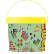 Korálky a podložky 3.000ks Maxi Hama