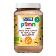 Salvest Ponn BIO Celozrnná kaša s banánom a čiernymi ríbezľami (200 g)