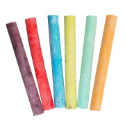 Kriedy tabuľové 36 ks biele + farebné 8 cm 24 m+