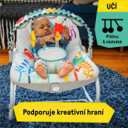 Lehátko hudobné vibračné Kick to It Opus do 18 kg Baby Einstein