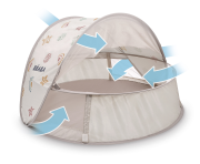 Plážový stan anti-UV Breezynest Clay Earth Beaba