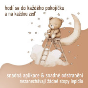 Nástenné samolepky do detskej izby Teddy bear on a ladder Sipo