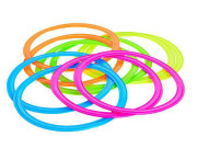 Krúžky 27 cm na skákanie so zarážkami 10 ks