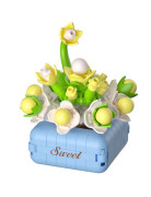 Stavebnica mini Sukulent v kvetináči mix druhov Koco