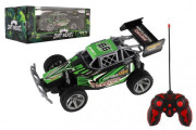 Auto RC Buggy rýchlostný 23 cm 27MHz na batérie zelené