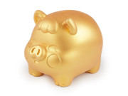 Zlaté prasiatko pre šťastie/pokladnička