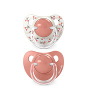 Cumlík anatomický silikón Birdies 18 m+ 2 ks Suavinex