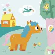 My arts&crafts Mini Zamatové omaľovánky Farma od 18 mesiacov Janod