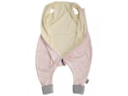 Merino spací vak slon ružový s nožičkami