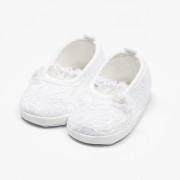 Dojčenské krajkové baletky capáčky New Baby biela
