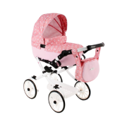 Luxusný kočík pre bábiky Kids V7 staroružový Jasmine