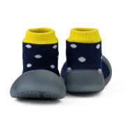 Ponožkové topánočky Chameleon Polka Navy