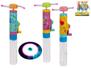 Bublifuk s vrtuľkou na batérie so svetlom 21,5 cm