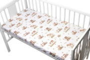 Bavlnená prestieradlo do postieľky 120 x 60 cm Baby Nellys