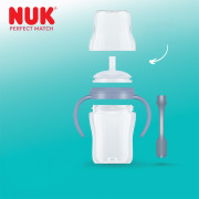 Dojčenská fľaša na učenie so slamkou 150 ml NUK Perfect Match