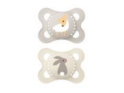 Cumlík Ortodonický Original 0 m+ Sivý/Béžový MAM