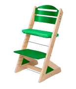 Detská rastúca stolička Jitro Plus PRÍRODNÁ VIACFAREBNÁ