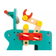 Drevený chodítko a vozík s náradím 38 ks BricoKids Janod