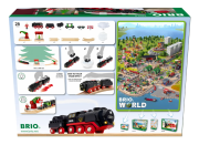 Vianočná vlaková sada s parnou lokomotívou Brio