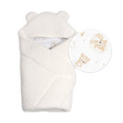 Baránková zavinovačka s kapucňou bavlna/baránok Teddy