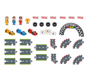 Závodná dráha v kufríku 34 ks